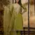 Pista color embroidery work silk blend fabic readymade suit with dupatta