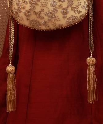 Ada embroidered potli - gold 2