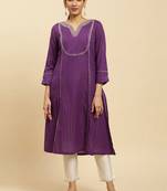 Women's Cotton Embroidery Kurta for Women Casual Wear Summer Wear