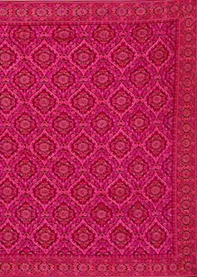 Red Vichitra Silk Embroidered Swarovski work Saree with Unstitched Blouse Piece  7