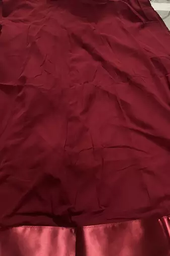 Maroon georgette thread with sequience embroidered work festival gharara style salwar suit dupatta