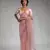 ready to wear pink designer net saree