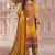 Women's Yellow Georgette Pakistani Salwar Suit