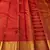 Red silk blend sarees with blouse piece