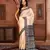 Off white tussar silk jamdani saree with blouse piece