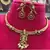 jewel studio antique gold temple jewelry - lord balaji choker Necklace :: with earrings