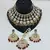 Kundan choker set with pearl tassels - premium glass cut stone wedding collection