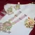 Handcrafted kundan meenakari polki rose quartz statement Necklace :: set - ethnic bridal elegance