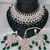 Royal green kundan & pearl bridal jewelry set-luxury choker necklace earrings & maang tikka-ethnic wedding & party wear