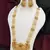 Traditional pearl & gold temple necklace set     lakshmi design bridal jewelry