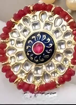 Indian gold plated meenakari kundan traditional choker bridal Necklace :: jewelry 2
