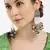 Victorian pearl tassel earrings - vintage-inspired silver chandelier earrings for wedding & festive wear