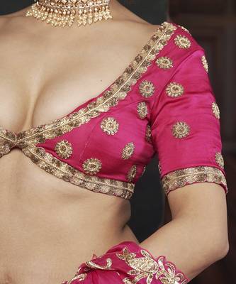 Heavy Zardosi Work Bridal Lehenga Set 3
