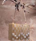 Gold shades of gold kasse nayaab by sonia