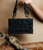 Black ornate radiance kasse black nayaab by sonia