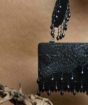 Black ornate radiance kasse black nayaab by sonia 3