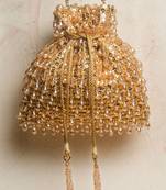 Gold pristine crystalline goldish nayaab by sonia