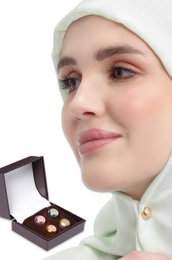 Magnetic hijab pins set of 4     strong no - snag hijab magnets for women | premium fabric