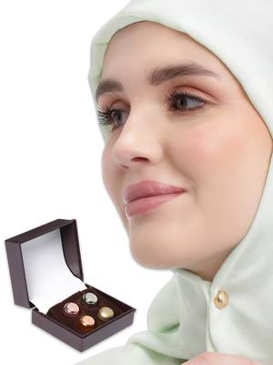 magnetic hijab pins set - 4 colors 1