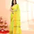 cotton silk lemon handloom saree with blouse piece
