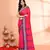 cotton silk rose handloom saree with blouse piece