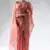 ready to wear peach organza silk saree with unstitch blouse
