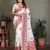 white rajwadi pashmina silk blend weaving kashmiri thread woven saree