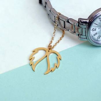 Angel wings watch charm 3