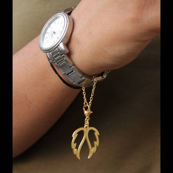 Angel wings watch charm 5