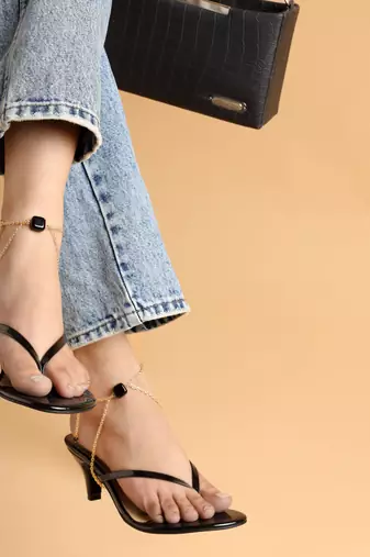 Black beauty heel wrap - set of 2