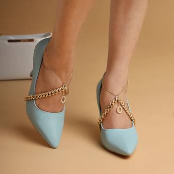 Pearl and power chain heel wrap - set of 2 3