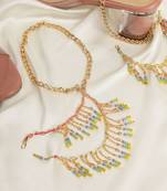 Colorful golden cascade heel harness - set of 2