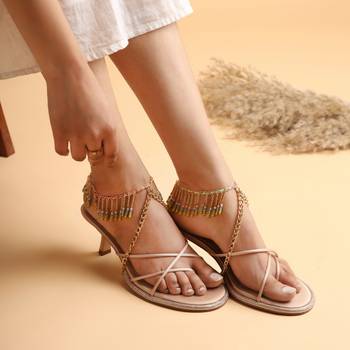 Colorful golden cascade heel harness - set of 2 4