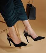 Blush and bold chain heel wrap - set of 2