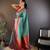 Elora soft silk butti zari weaving work banarasi saree(teal)