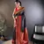 Elora soft silk butti zari weaving work banarasi saree(black)