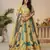 Yellow Patchwork and motif Banarasi silk Lehenga Lehenga with Unstiched Blouse