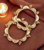  set of 2 jaipuri style meenakari bangle set