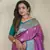 Light Plum Rich Banarasi Silk blend Saree