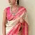 Multy Color silk blend saree with blouse piece