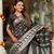 Black Soft Silk blend Designer Saree