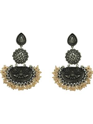 Silver plated handcrafted beads designer earring 3