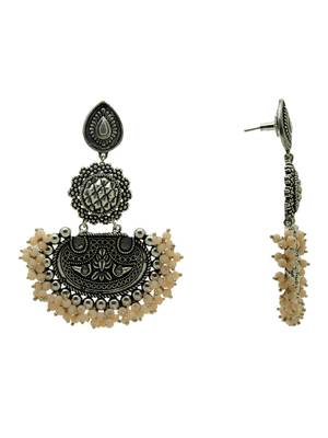 Silver plated handcrafted beads designer earring 5