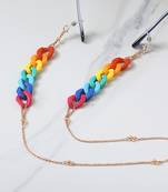 Crayon multi color spectacles/air pods chain