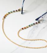 Multicolor rainbow spectacles/air pods chain