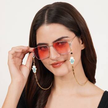 Hamsa evil eye spectacles/air pods chain 2