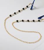 Black & white beads monochrome spectacles/air pods chain