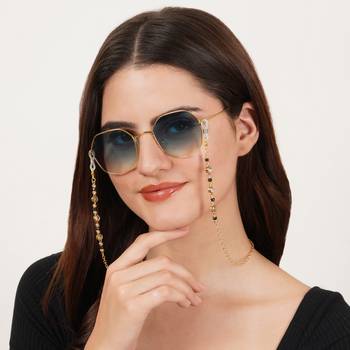 Kundan accent spectacles/air pods chain 2