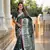 Green Color Soft Silk blend Designer saree