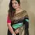 Black Munga Art Silk Designer Saree